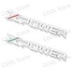 3D Chrome Metal X XPOWER Logo Car Rear Trunk Emblem Badge Nameplate Sticker For ZS HS GS 3 5 6 7 TF RX5 GT Accessories