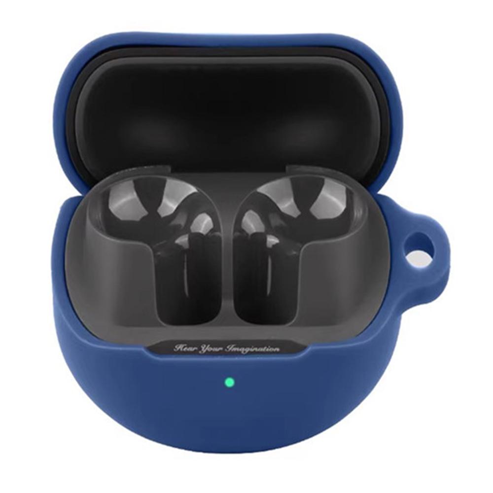 For SoundPEATS Air5 Lite Silicone Case with Anti Lost Buckle Bluetooth-compatible Earphones Protective Cover