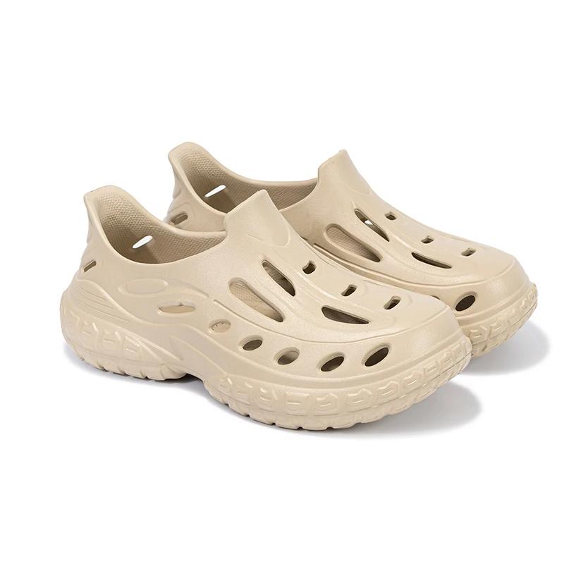 New Men's Summer Hollow Out Breathable Beach Sandals Casual Outdoor Slippers Male Water Sandals Men Flip Flops  Clogs Slieds
