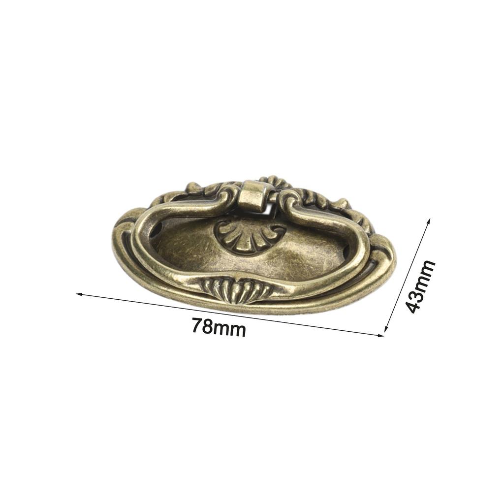 Bronze Hardware Furniture Handles Home Renovation European Design Handles Nostalgic Home Decor Unique Finish Handles For Drawers