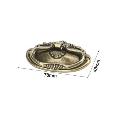 Bronze Hardware Furniture Handles Home Renovation European Design Handles Nostalgic Home Decor Unique Finish Handles For Drawers