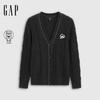 GAP Women's Love Heart Cable Knit Cardigan
