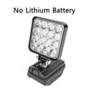 LED Portable Work Light Spotlights Cordless Outdoor Camping Fishing Handheld Emergency Site Lighting Compatible Makita Battery
