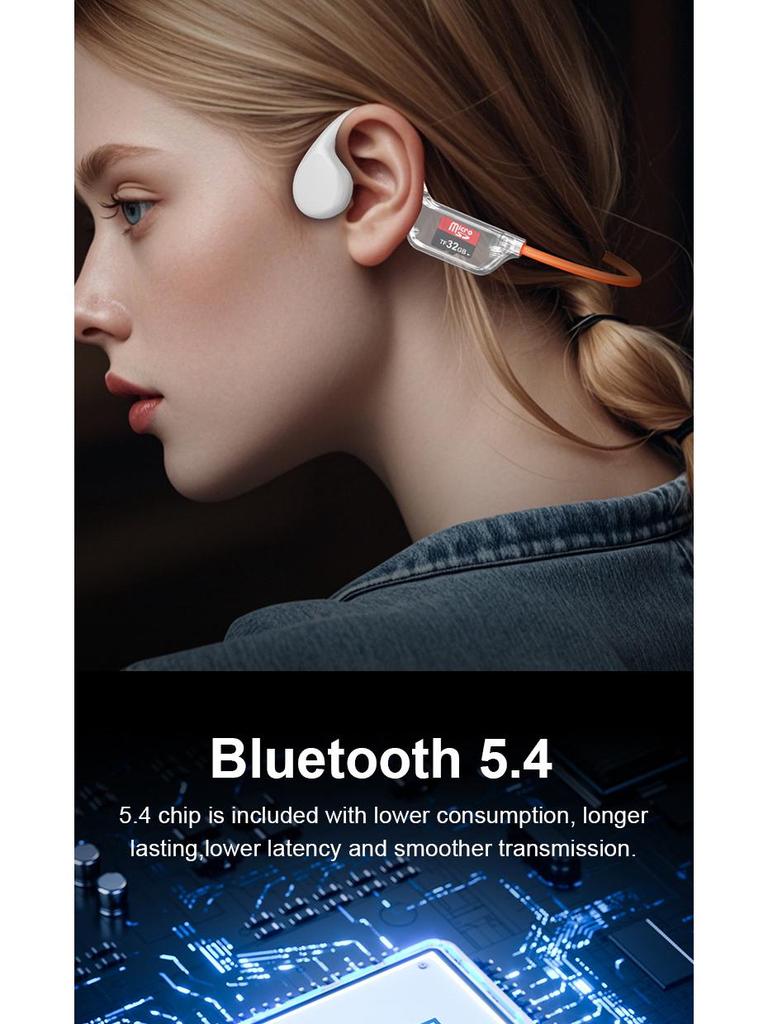 Cross-border X7 Bone Conduction Bluetooth Headphones: Painless In-Ear for Long-Wear, Open-Ear Sports, Running, and Swimming.