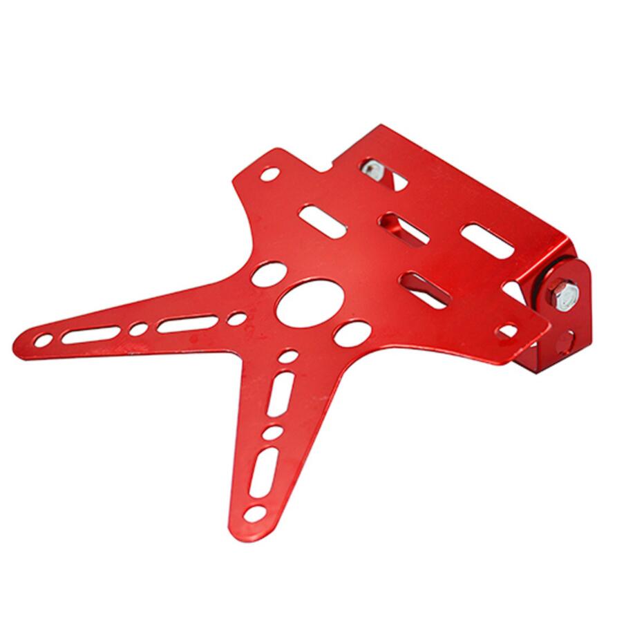 Uniwersalny Uchwyt Tablicy Rejestracyjnej Motocykla Mocowanie Wspornik Motocykl Terenowy Osłona Tablicy Rejestracyjnej Stop Aluminium