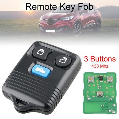 433 MHz 3 Tasten Keyless Remote Auto Schlüsselanhänger Sender Clicker Alarm Passend für Ford Transit MK6/Mazda/Mercury 1998-2009