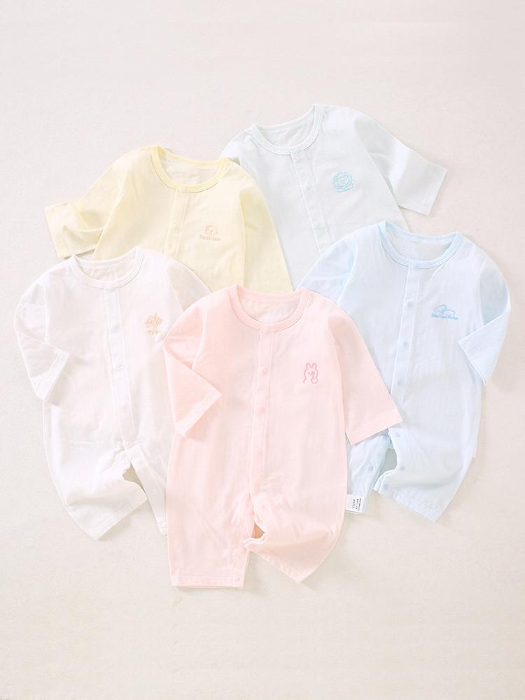 Baby Summer Cotton Sleeveless Romper With No Bone Technology For Newborns And Infants