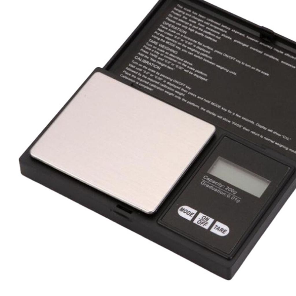 Kitchen Scale 500G Capacity 0.1g Accuracy Digital Display Measuring Tool for Food Tea