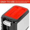 2 Pcs Toaster Cover 2 Slice Silicone,Silicone Toaster Covers 2 Slice Wide Slot,Reble Toasters Covers 2 Slices for Bread Maker,Sandwich Machine Part