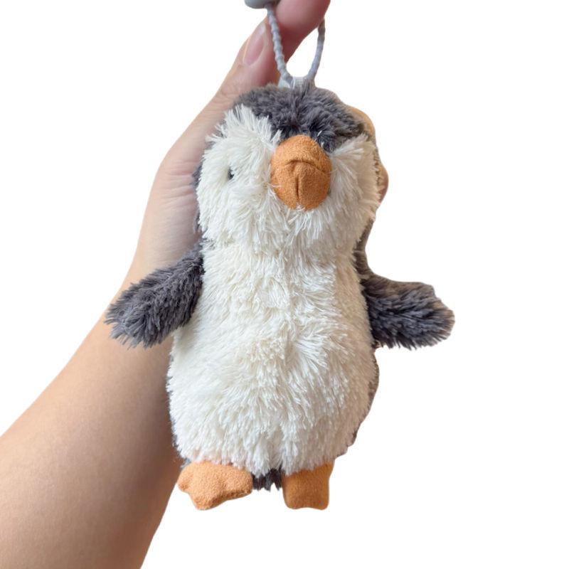Peanut Penguin Plush Keychain With Charm And Soft Short Plush For Bag Decor