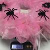 Halloween Mesh Spider Garland, Door Hanging Holiday Decoration Garland, Party Atmosphere Decoration Props