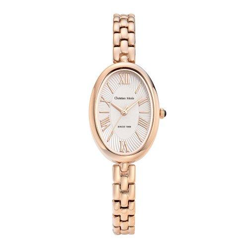 

[Christian Mode] Christian Mode Women s Press Pattern Metal Watch CM415RG CM415RG