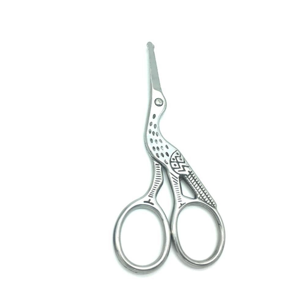 

Round Head Nose Hair Trimming Scissors Stainless Steel Silver Facial Trimming Tweezer Black Mini Nose Hair Trimmer Beauty Tool серебряный