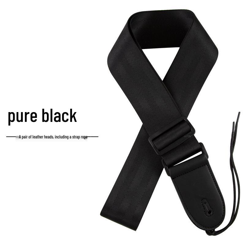 

Akusticus Crossbody Leather Guitar Strap for Acoustic & Electric Guitars - Student-Friendly for Boys & Girls.