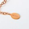 Used Folli Follie Clover Heart 2WAY Necklace Rose Gold Necklace