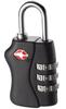 Vanguard TSA Lock Combination for Gym and Other Travel Black Padlock, Small, Lightweight, 3-Digit Lock, Travel, Luggage, Bicycles, Lockers,