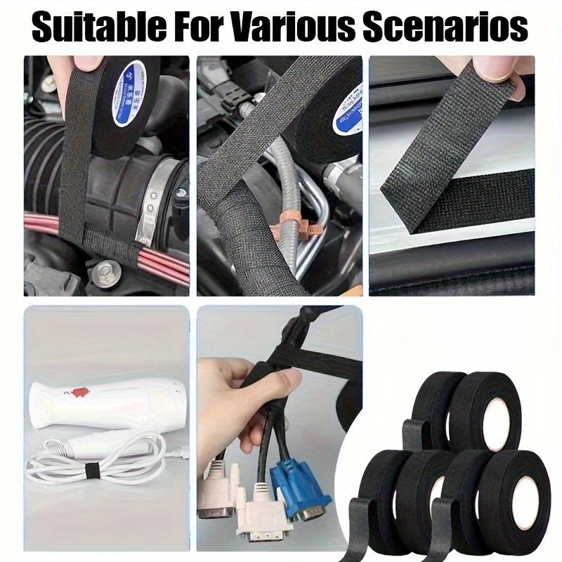 5pcs Self-Adhesive Flannel Electrical Tape - High Temperature,  Waterproof, Soundproofing, Noise Reduction,Bonsai flower tape