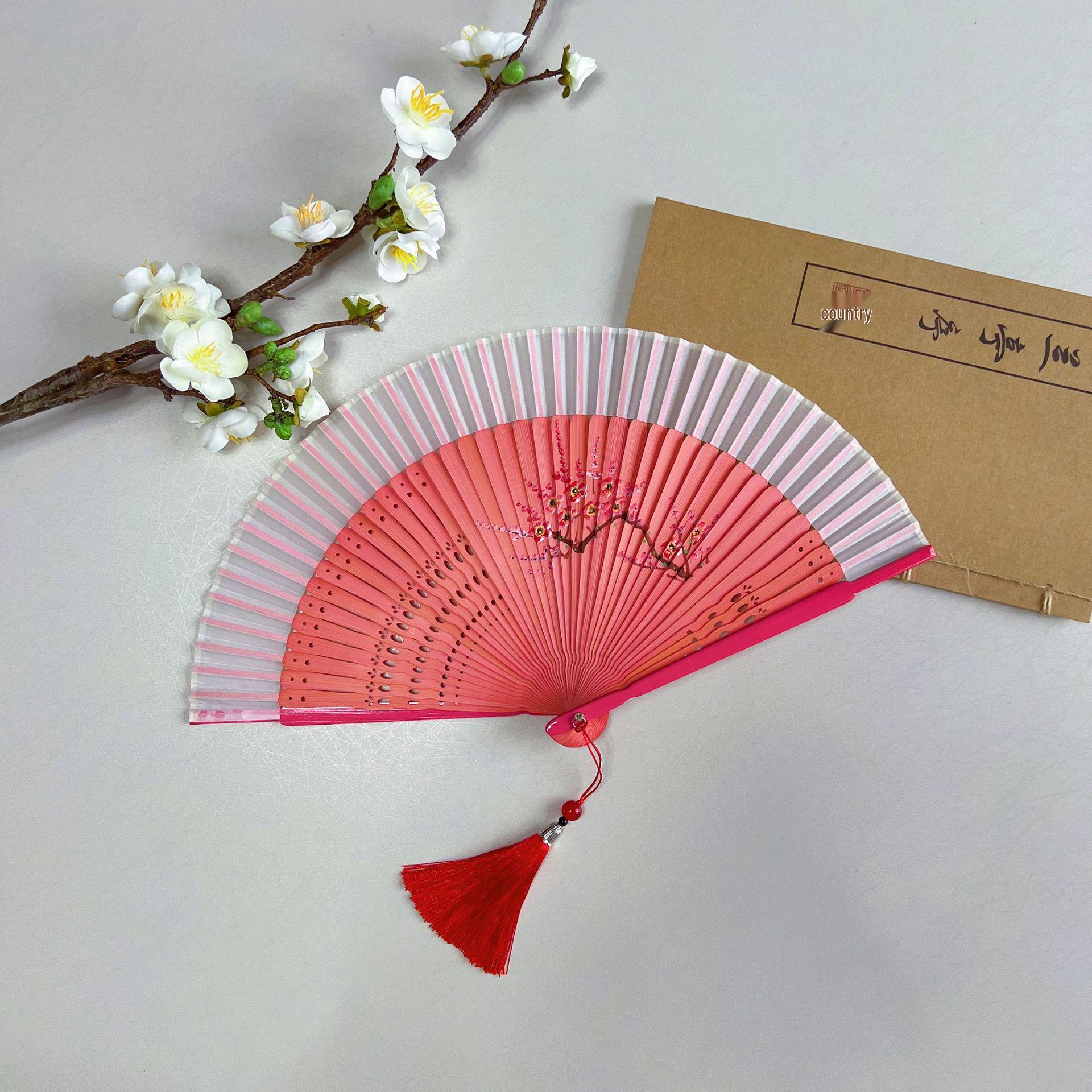 Ancient Style Chinese Dance Fan: Hanfu Qipao Fashion Show Prop