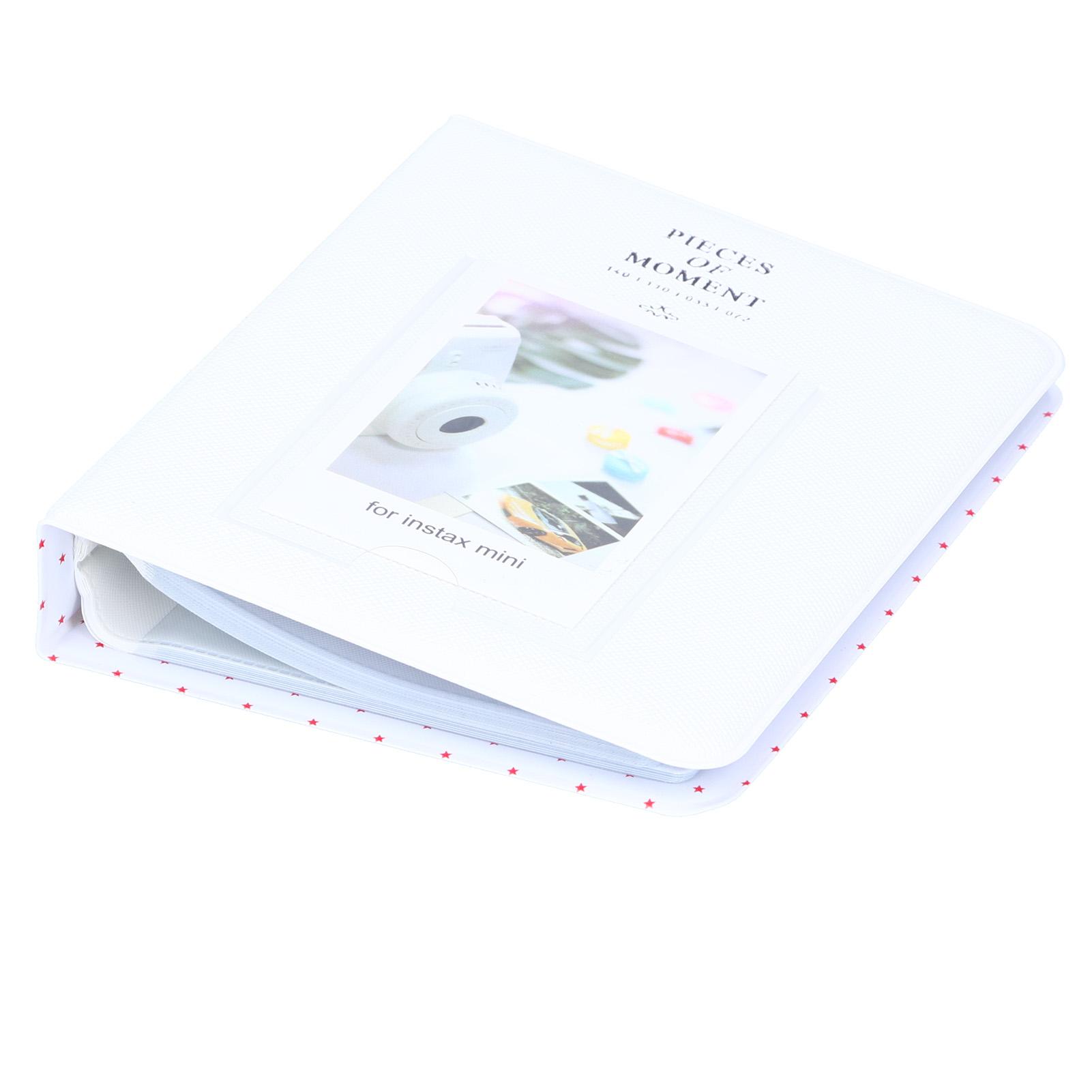 

3in 64 Pockets Photo Card Storage Case Mini Photo Album for Fujifilm Instax mini 9White белый