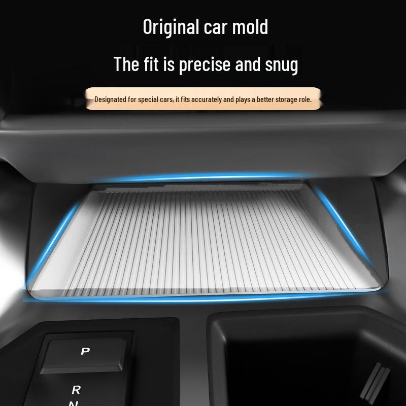 Eco-Friendly Center Console Storage Mat for 26 Toyota RAV4 Models - Car Accessories & Modifications