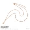 Snoopy PEANUTS Halskette aus chirurgischem Edelstahl, rosa, PNST002GO [Weißklee]