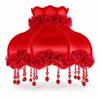 E27 Screw Fitting Lampshade Beaded with Dangling Bead Ornaments Ornate for Bedroom,