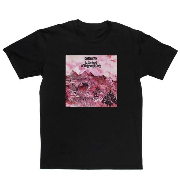 Caravan In The Land Of Grey And Pink T-Shirt S-4XL S разноцветный