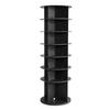 7 Tiers Rotating Shoe Rack Tower, 360° Spinning Shoe Rack, Revolving Storage Round Carousel Display, Freestanding Lazy Susan Organizer Display for