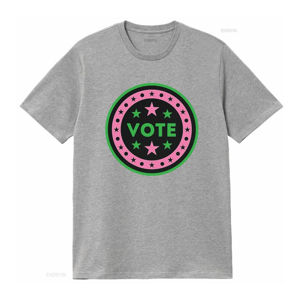 Pretty cute aka vote tee Womens T Shirt White Medium vintage Washed Versatile Comfortable Unisex Casual Soft