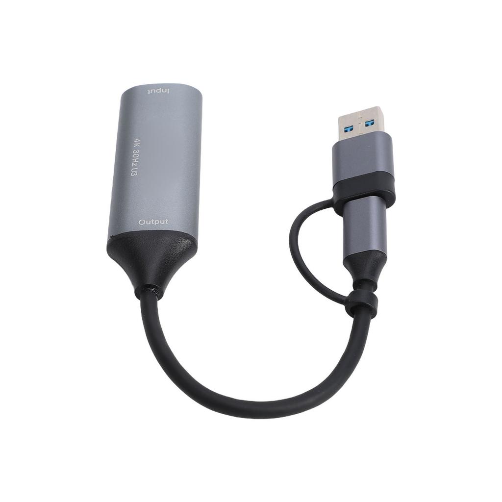 4K 30hz Video Capture Card HDTV HD Multimedia Interface to USB 3.0 Type C 3.0 Game Capture Card for Live Streaming Game
