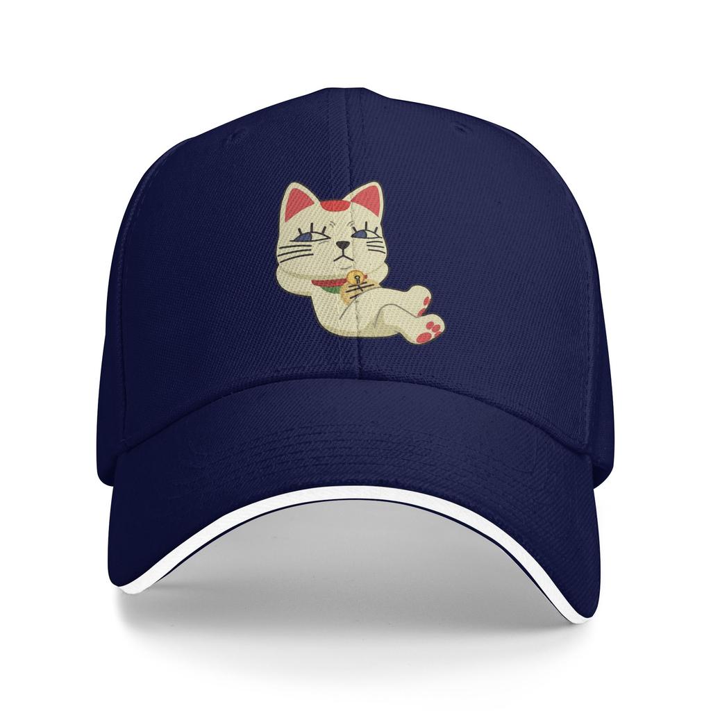 Turbo Granny Cat Figurine Dandadan Lazy and Judgmental Expression Baseball Cap  UnisexTeens Hats Summer Tennis Skate Cap