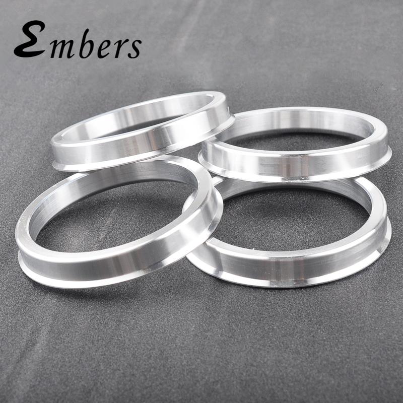 Aluminum Alloy 4PCS Wheel Hub Center Ring Car Wheel Bore 67.1-54.1,67.1-56.1,67.1-57.1,67.1-60.1,67.1-65.1,67.1-66.6