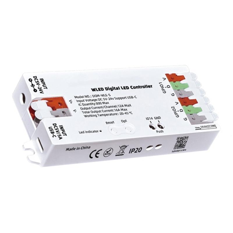 

Dimmable LED Light Remote Controller 8266 WLED Digital LED Strips Controller CHINA