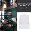 Hotel Tea Bag Box Coffee Station Organizer Desktop Sugar Bag Holder Counter Sugar Packet Storage Holder Coffee Bar Supplies