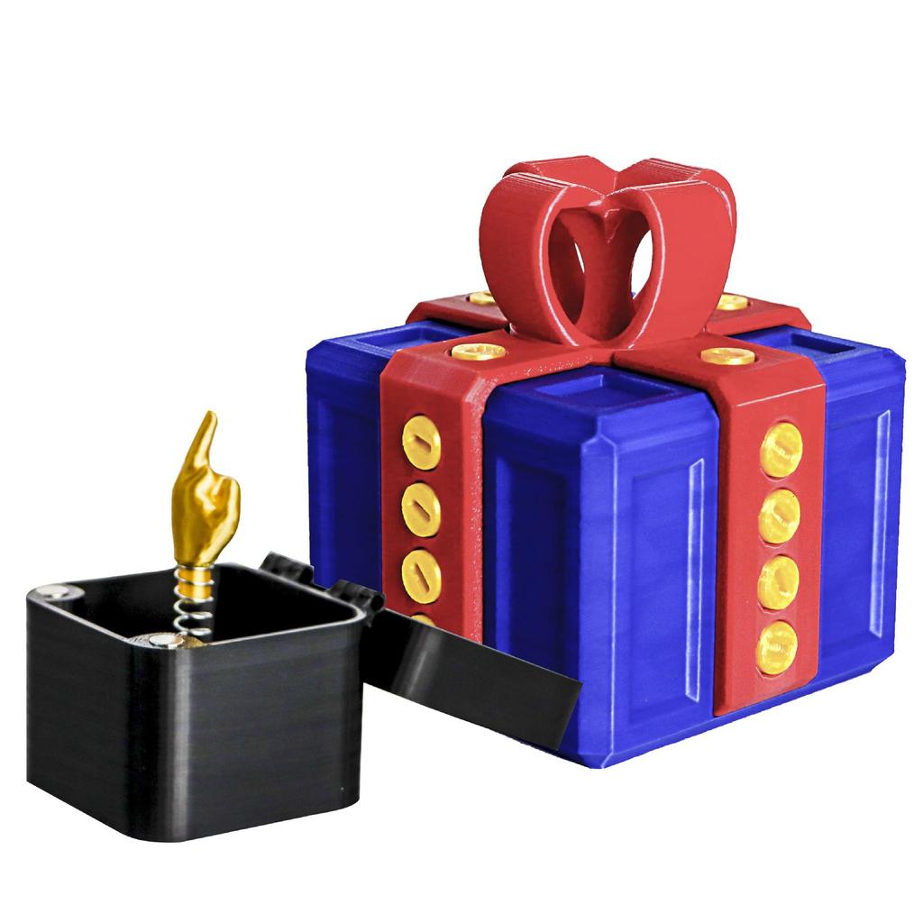 3D Baskılı Sinir Bozucu Hediye Kutusu - Yeni Tarz Oyuncak Sürprizi