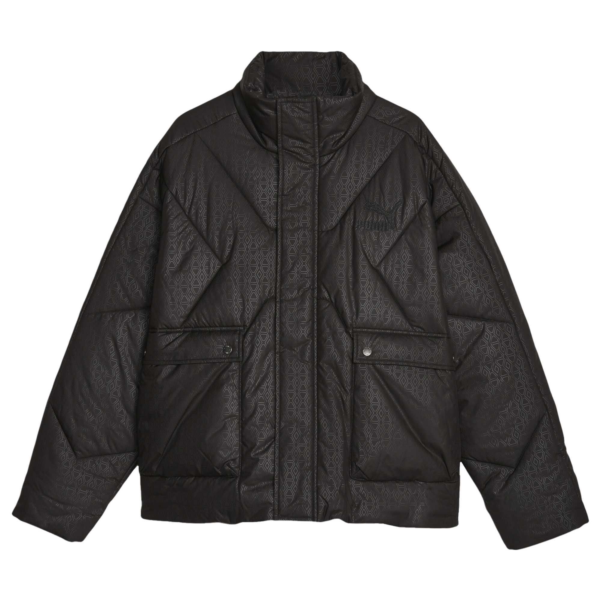 

Puma Luxe Sport T7 Легкая Теплая Удобная Универсальная Куртка с Длинным Рукавом Куртка Унисекс Черная 620847-01 XS