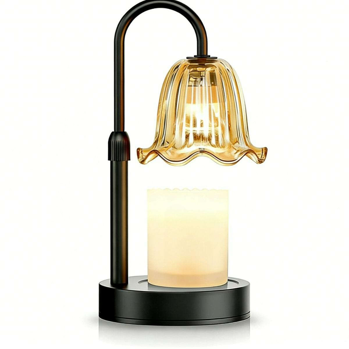 

Натуральная деревянная аромалампа - 3-в-1: диммируемый плавитель воска, диффузор эфирных масел и ночник для спальни US Plug белый