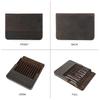 Genuine Leather Handmade Pen Case High Quality Retro 2/3/6/12 Slots Unisex Pen Pouch Office School Supplies Stationery Box