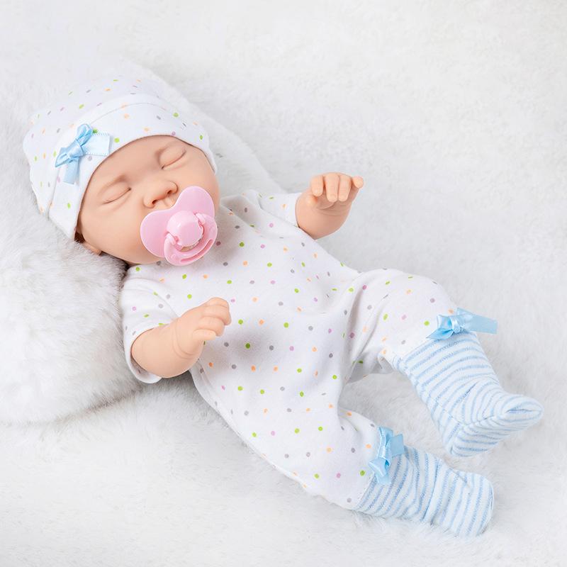 

30 см моющаяся реалистичная мягкая расписанная вручную кукла-реборн для детей, сопровождающая игровую куклу 30CM