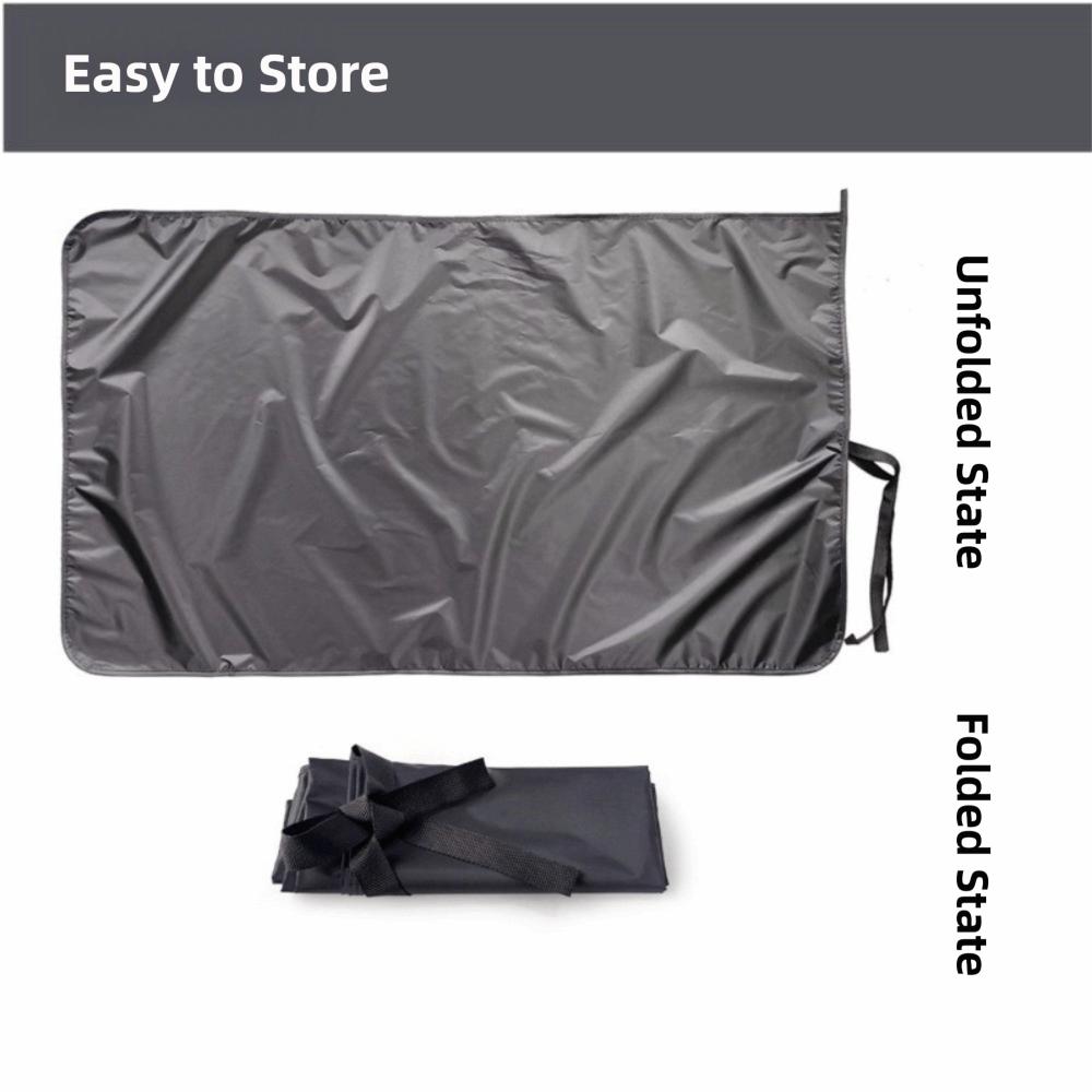 Universelle 140×100cm Kofferraummatte für Auto Kofferraumschutz Staubdicht Haustiermatte Schmutzabweisend Tragbare Auto-Matte Stoff Auto SUV