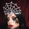 Queen Tiaras Hairhoop Crowns Headband for Parties Women Spiderweb Headband for Cosplay Costume