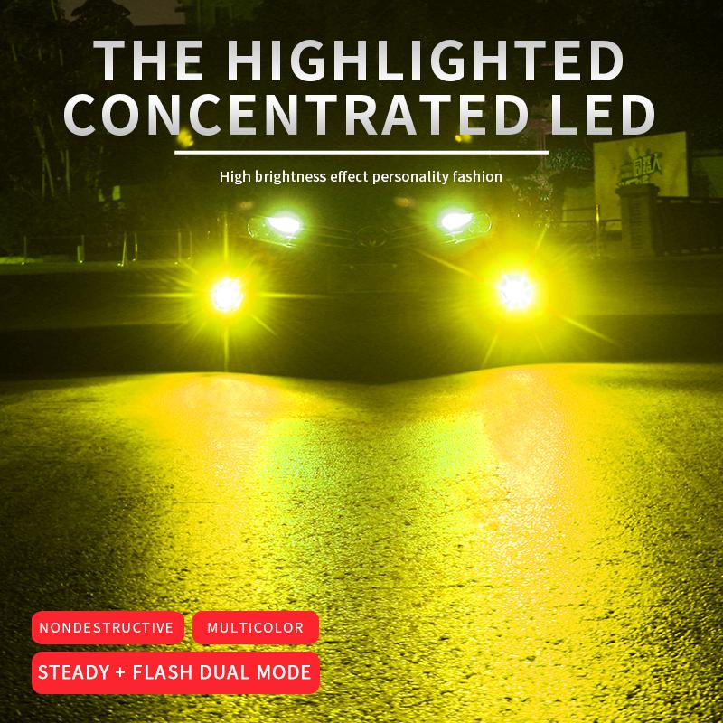 2 Buc Lumini de Ceață LED H11 H8 H9 9006 HB4 9005 HB3 H7 Becuri Auto Lampă de Ceață Față Auto 12V 24V Lumini de Zi