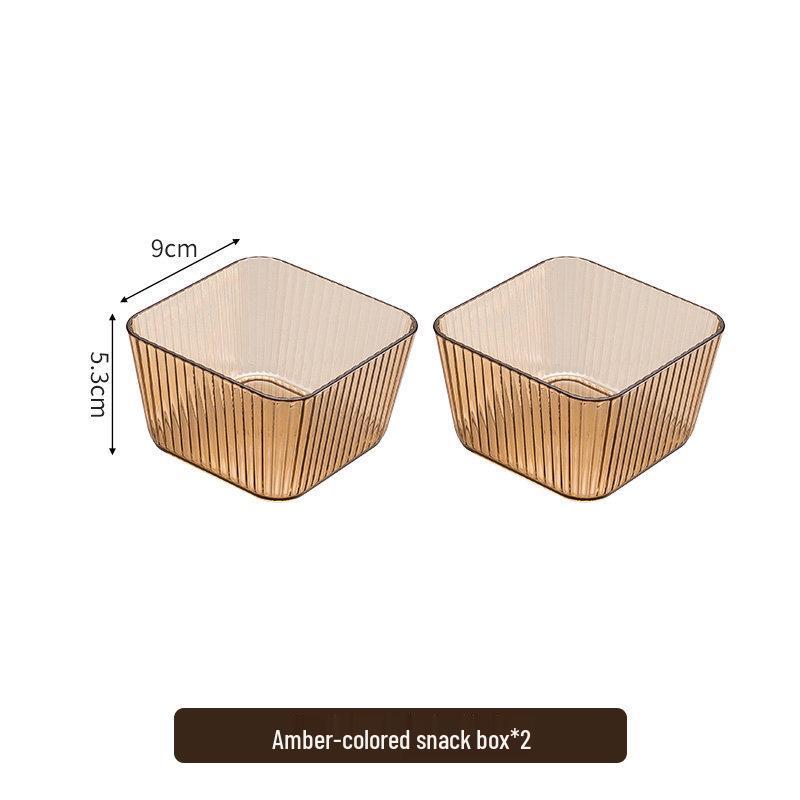 Creative Plastic Snack Compartment Plate for Living Room or Bar Use