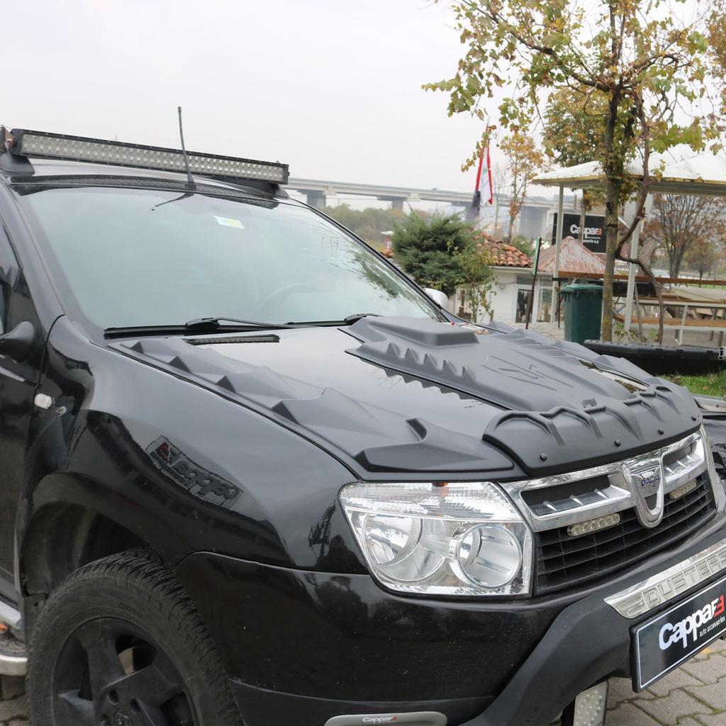 Комплект накладок на капот DRAGON (3 шт) для Dacia Duster 2008-2018 гг