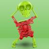Halloween Party Dancing Skeleton Decor Swinging Left Right Tricking Bone People Model Gift Home Office Spooky Moving Ornament