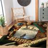 Warner Bros. Works (2) Customize Your Name Rug, Office Chair Cushion, Home Bedroom Living Room Gift.