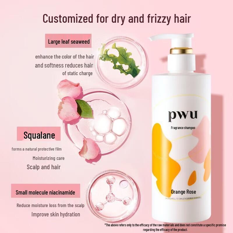 PWU Floral Rose Scented Shampoo 450g