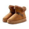 Winter Fluffy Ankle Boots Female Casual Plush Women's Shoes Luxury Designer Plarform Slipper Outdoor Fuzzy Fur Snow Booties