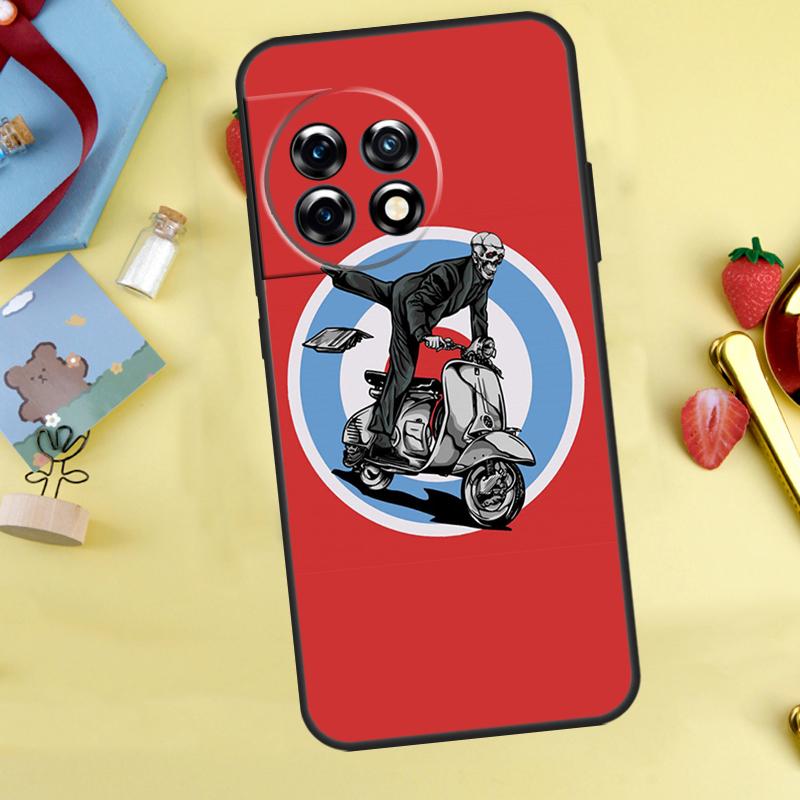 Mods Scooter Cover For OnePlus 8T 10T 13 13R 12 12R 11 10 Pro OnePlus Nord CE 4 2 3 Lite N30 N20 N10 Case OnePlus 13R