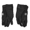 Motorcycle Riding Gloves PU Leather Windproof Waterproof Warm Keeping Breathable Hard Knuckle Gloves Black M